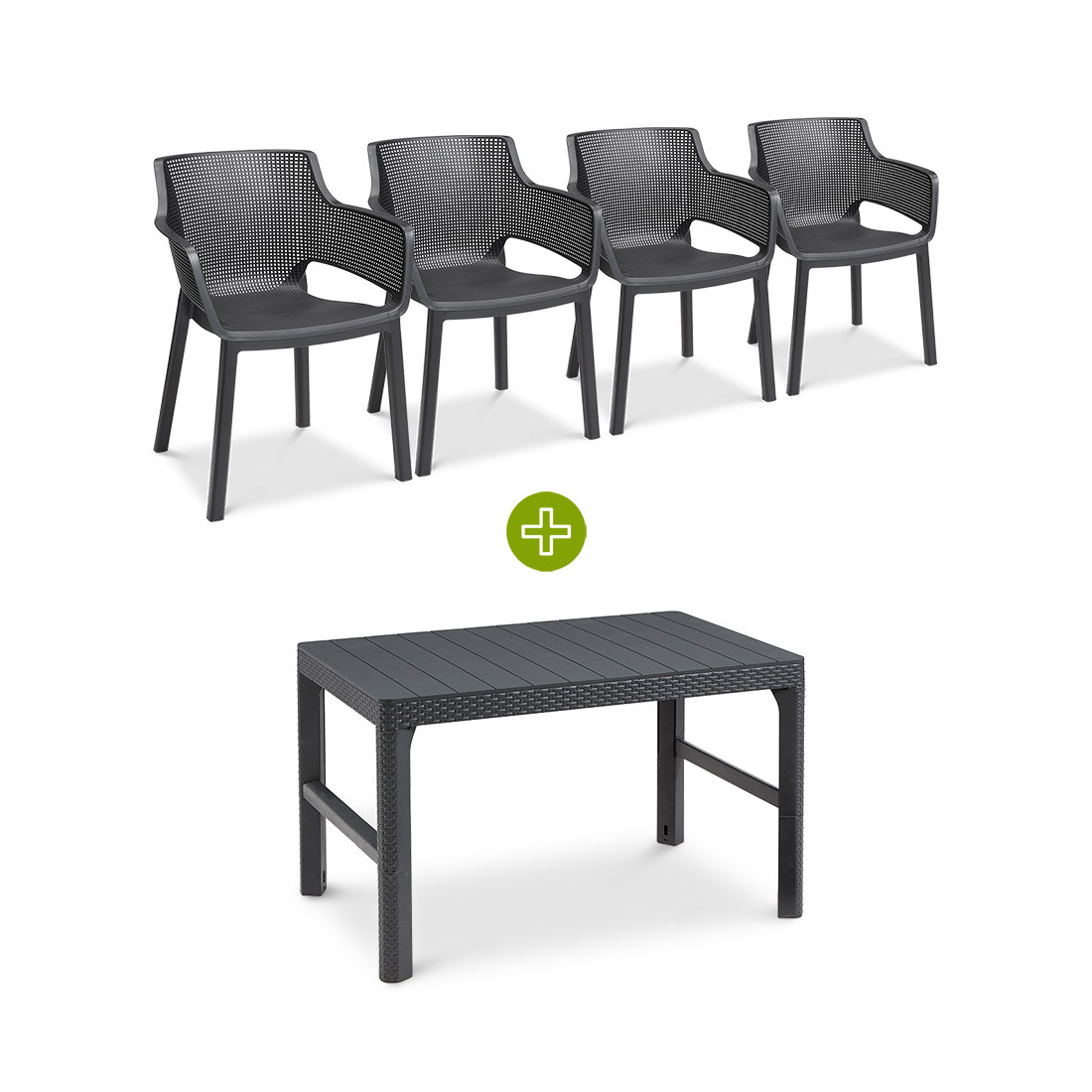 ELISA/LYON 4+1 ZESTAW GRAPHITE