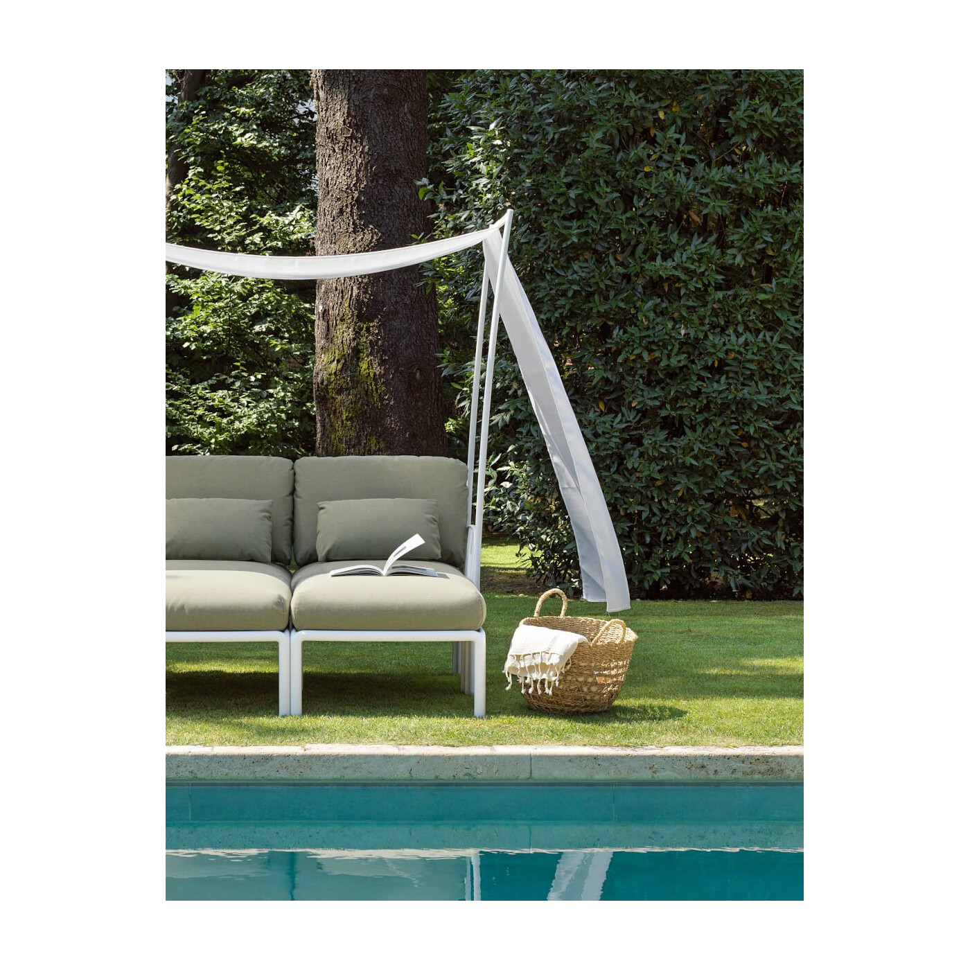 Oslona baldachimowa Ombra kompatybilna z systemem Nardi Komodo 3 Antracite