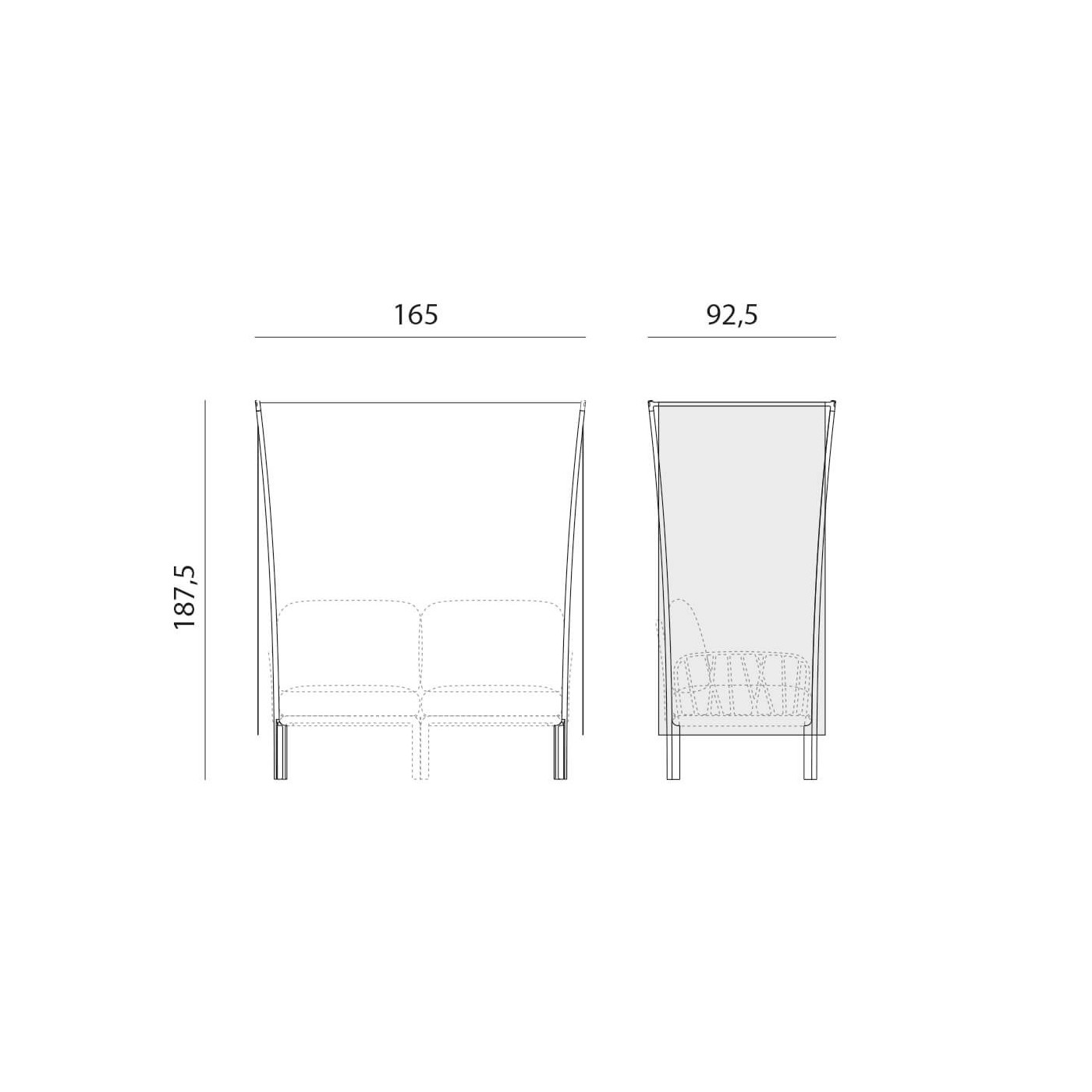 Baldachim ogrodowy OMBRA kompatybilny z modułami Nardi Komodo Agave