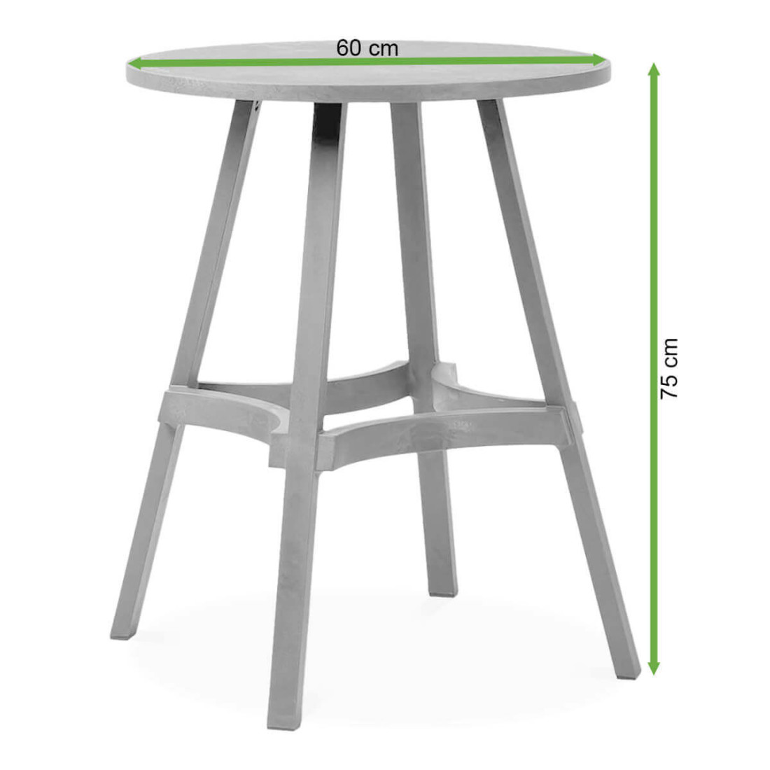 Wymiarowanie Stolik NARDI Combo 60