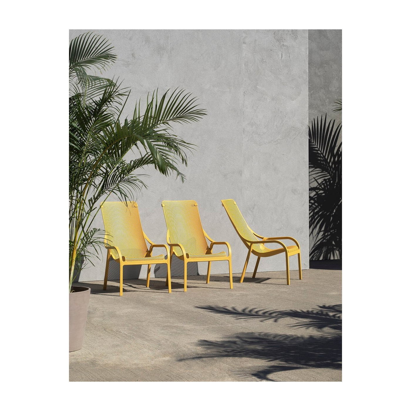 NET LOUNGE BIANCO ARMCHAIR