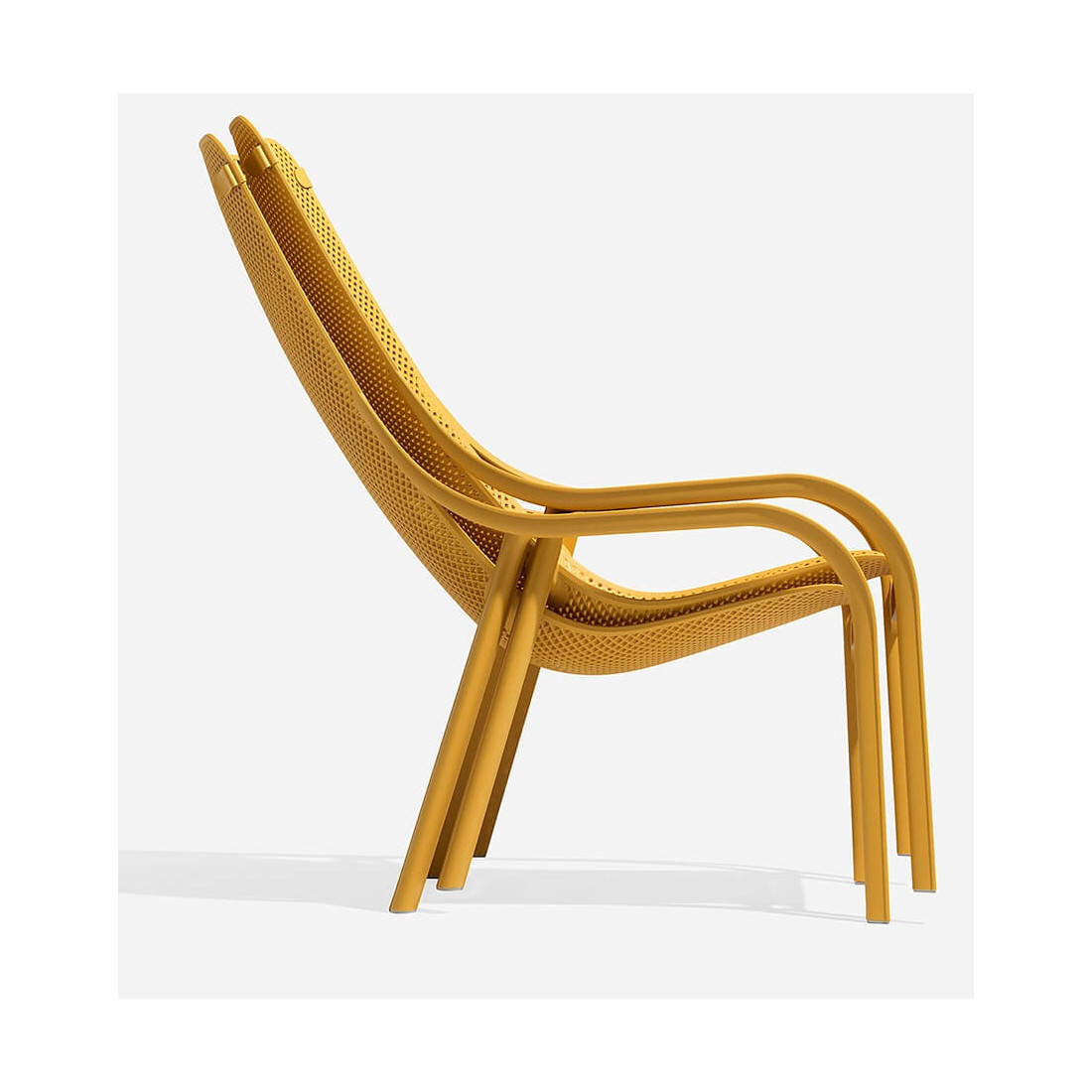 NET LOUNGE SENAPE ARMCHAIR