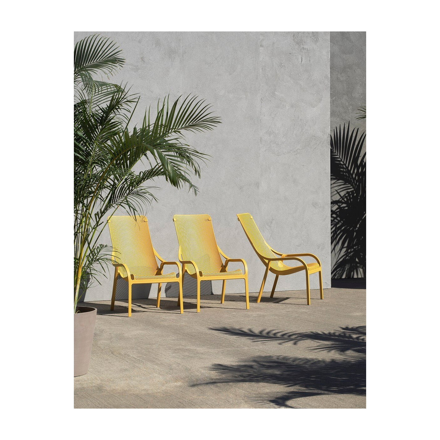 NET LOUNGE SENAPE ARMCHAIR