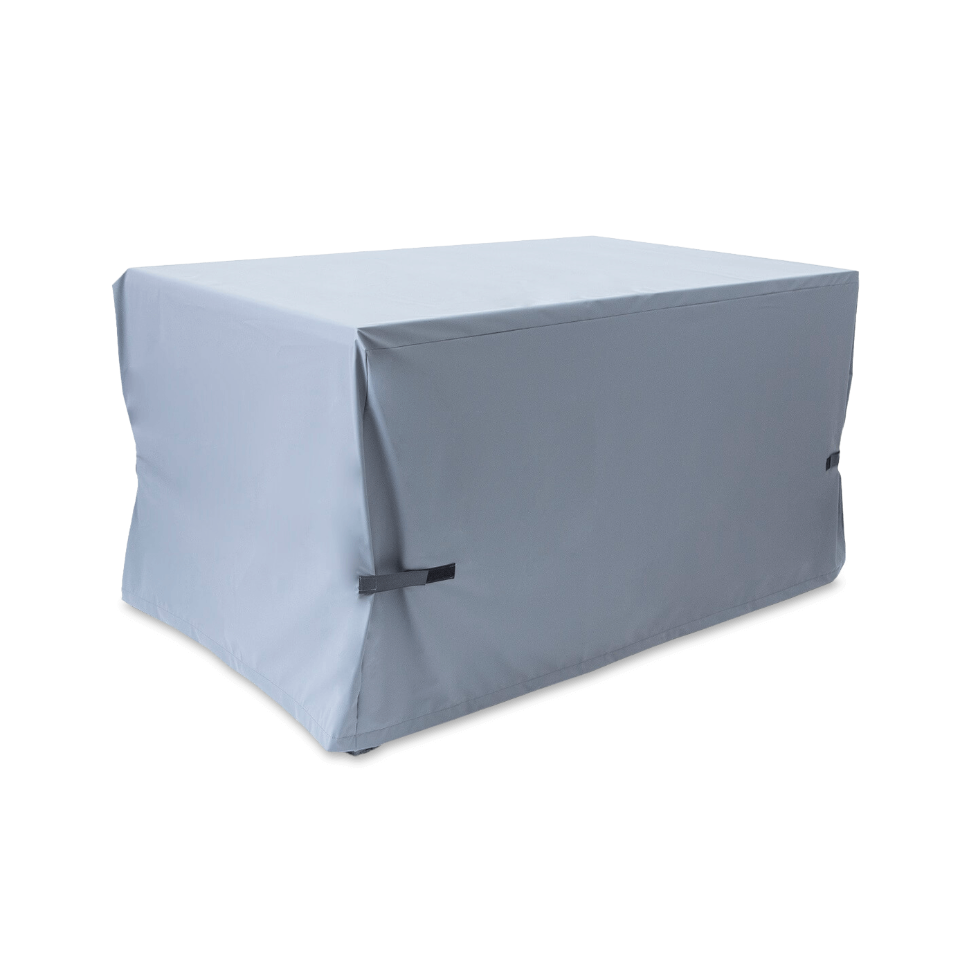 Mebel przykryty szarym pokrowcem