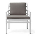 Fotel ogrodowy ARIA Bianco Grigio Sunbrella - Focus Garden