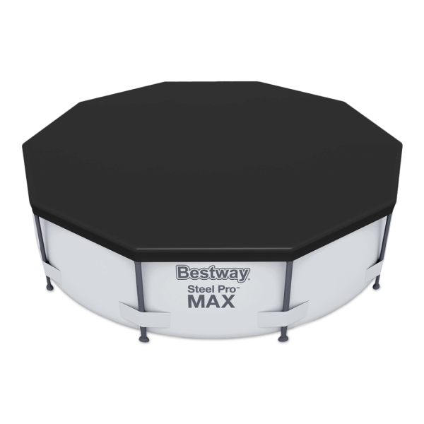 czarne przykrycie do basenu