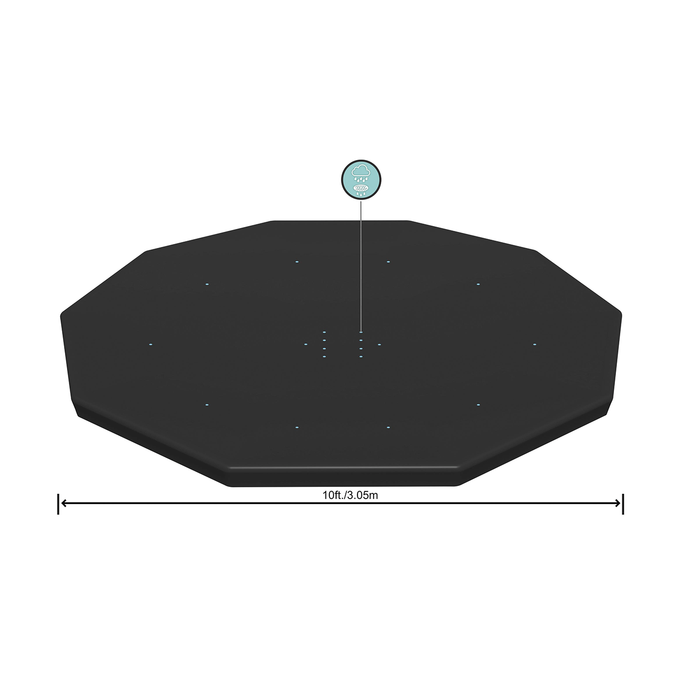 FLOWCLEAR 3.05M BESTWAY POOL COVER 58036