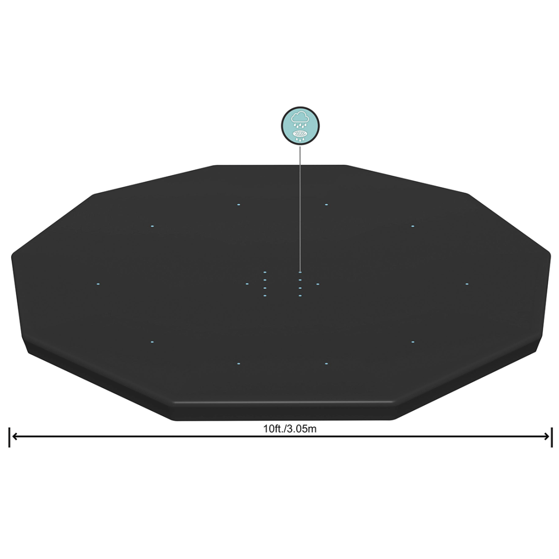 POKRYWA BASENOWA FLOWCLEAR 3.05M BESTWAY 58036