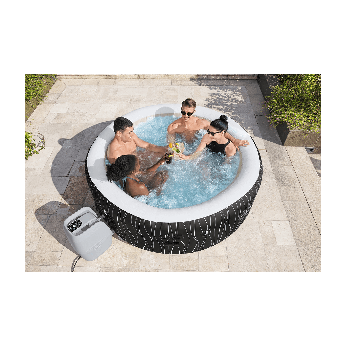 JACUZZI SPA HOLLYWOOD AIRJET 1.96x0.66M BESTWAY 60059