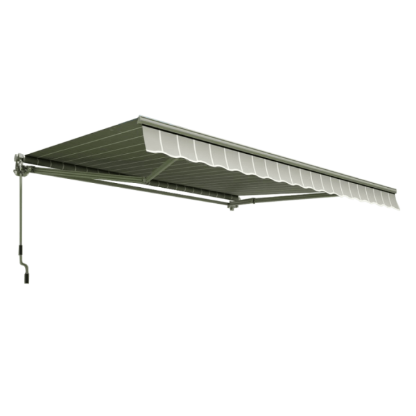 CLASSIC 300x250 TERRACE AWNING GREY/WHITE