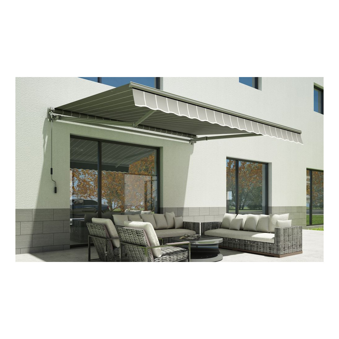 CLASSIC 300x250 MARKIZA TARASOWA GREY/WHITE