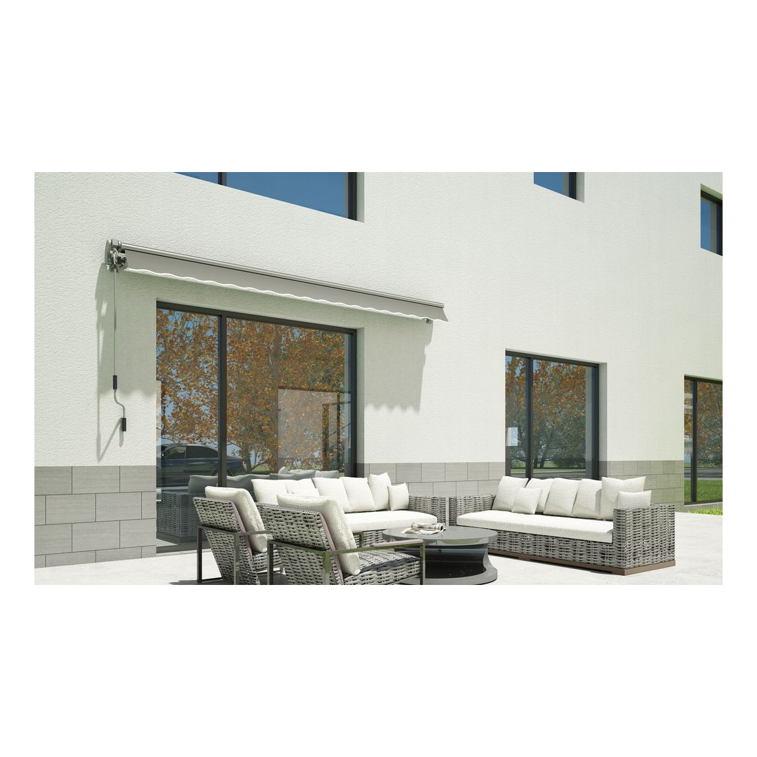 Markiza balkonowa 300x250 Grey - idealne rozwiązanie dla klientów biznesowych