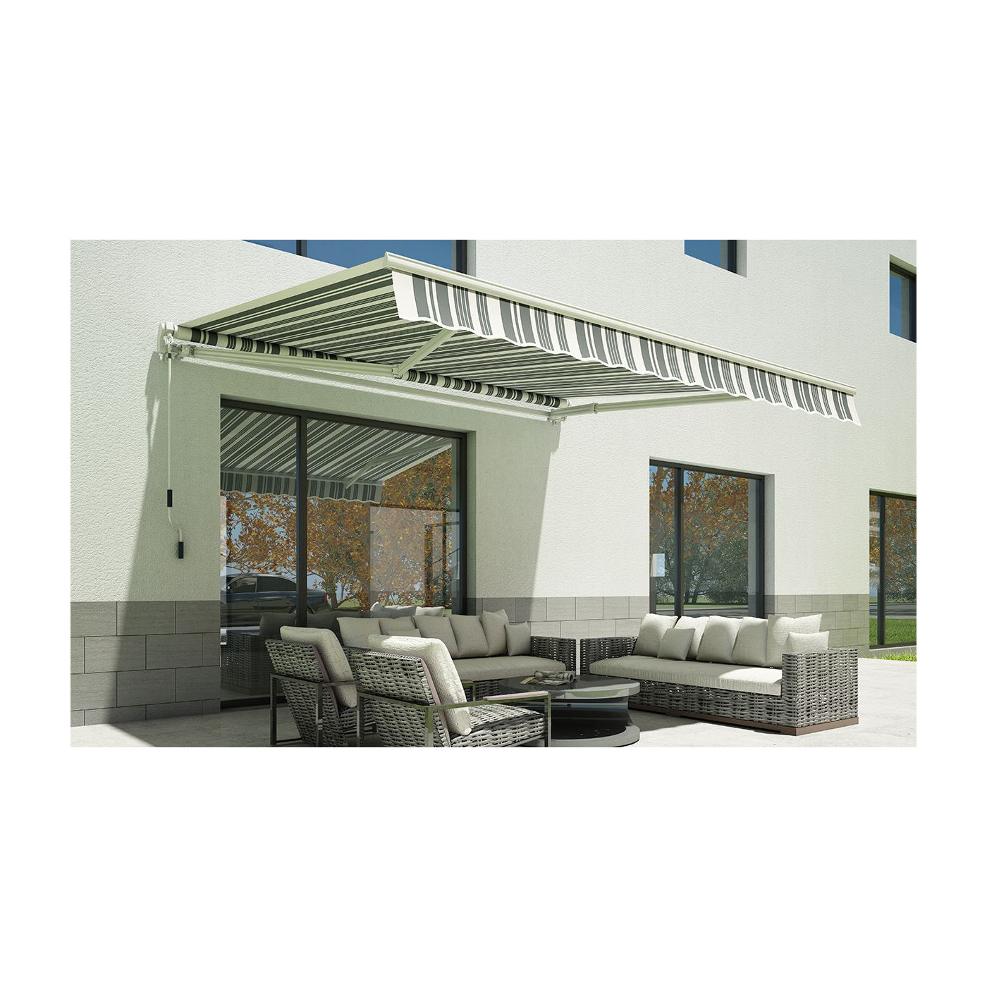 CLASSIC 300x250 MARKIZA TARASOWA WHITE/GREY