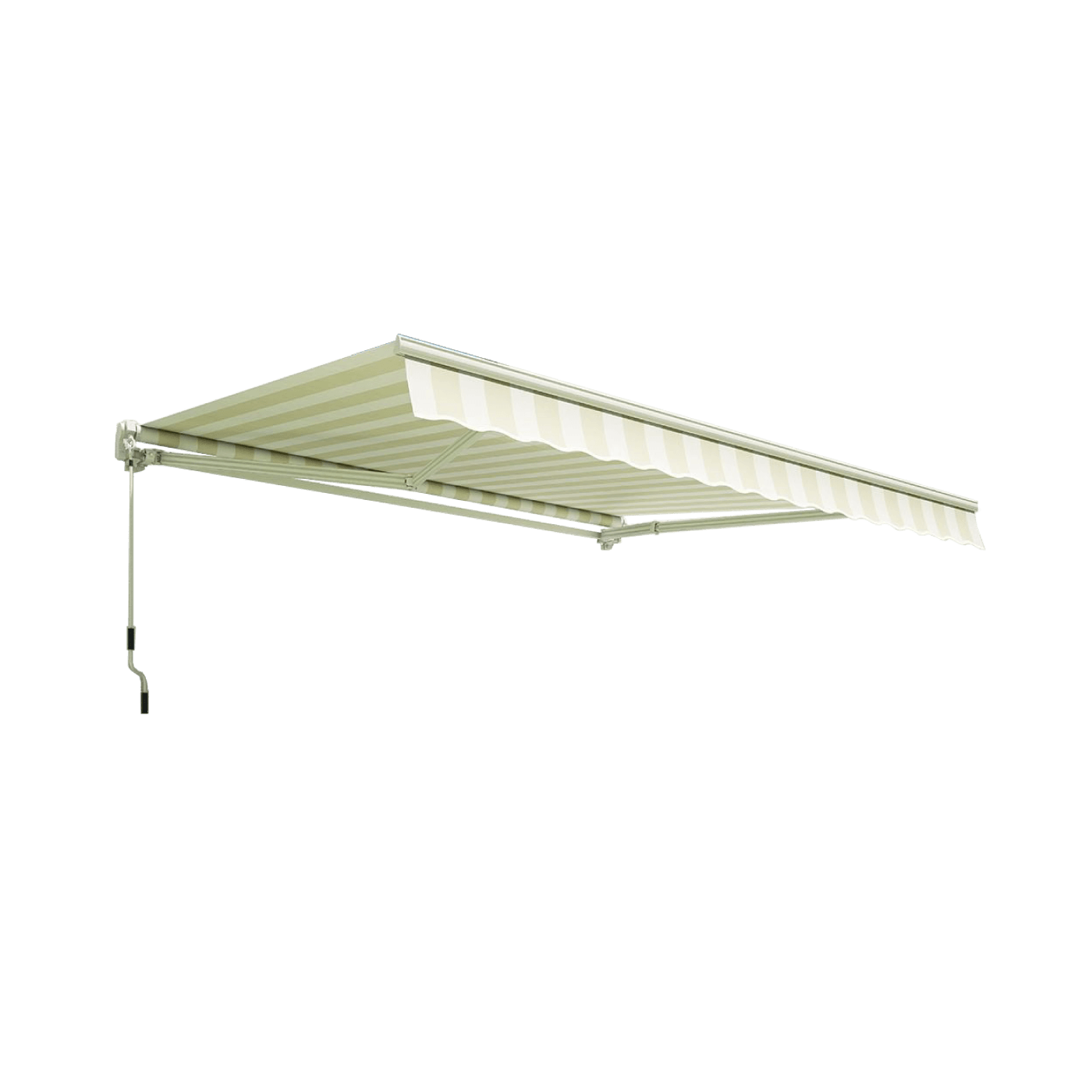 CLASSIC 300x250 TERRACE AWNING WHITE/TAUPE
