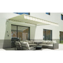 CLASSIC 300x250 TERRACE AWNING WHITE/TAUPE