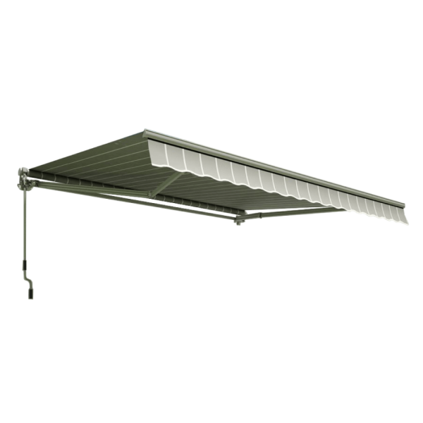 Markiza tarasowa 400x300 grey/white