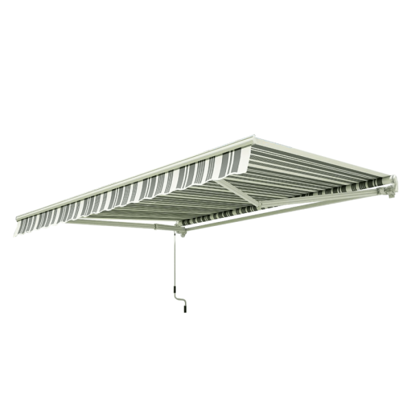 CLASSIC 400x300 TERRACE AWNING WHITE/GREY