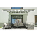 CLASSIC 400x300 TERRACE AWNING WHITE/GREY
