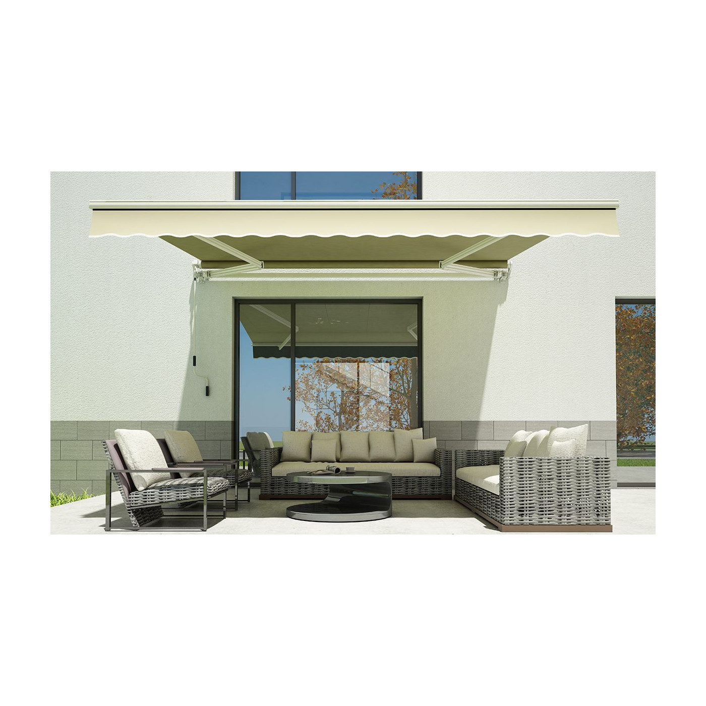 Markiza na taras CLASSIC Beige 400x300cm - Gutroof