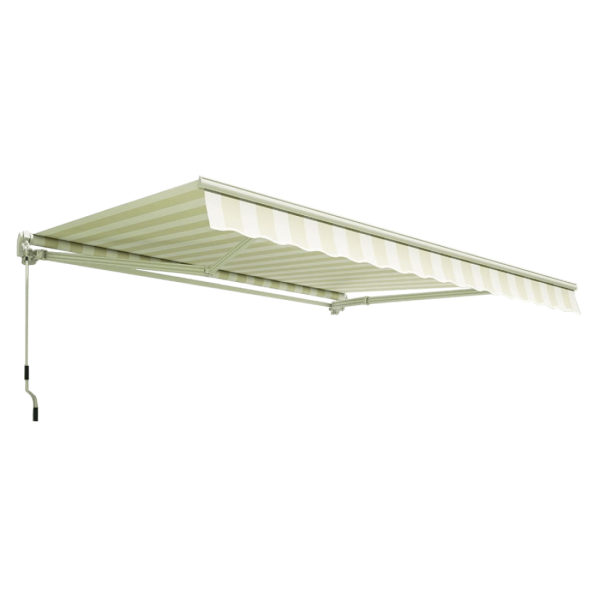CLASSIC 400x300 TERRACE AWNING WHITE/TAUPE