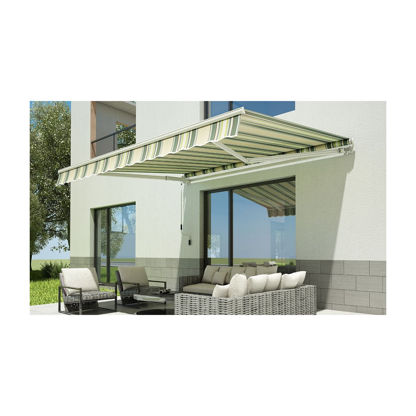 Markiza tarasowa 400x300 Multicolor - doskonałe rozwiązanie dla biznesu