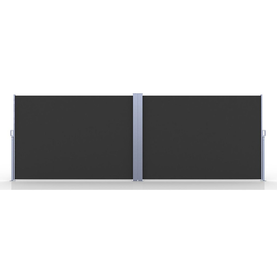 Markiza tarasowa boczna 200x600 Dark Grey Podwójna