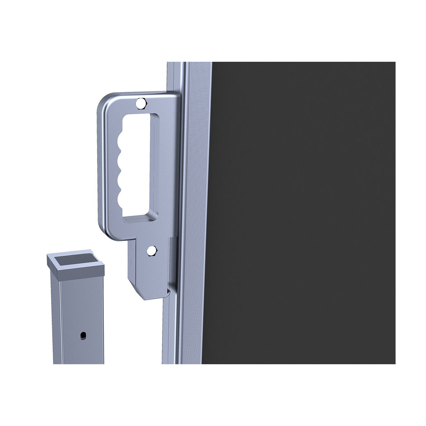 DOUBLE SIDE AWNING 200x600 DARK GREY