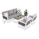 Zestaw Mebli Ogrodowych na Taras Olympia Caffe White Furrore