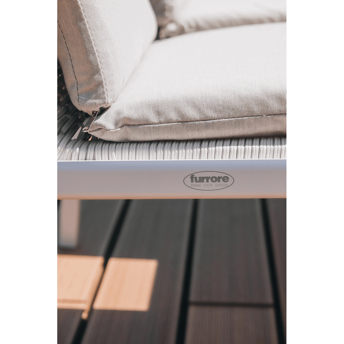 Zestaw jadalniany dla 6 osób - Lotus Dining 61 White Furrore