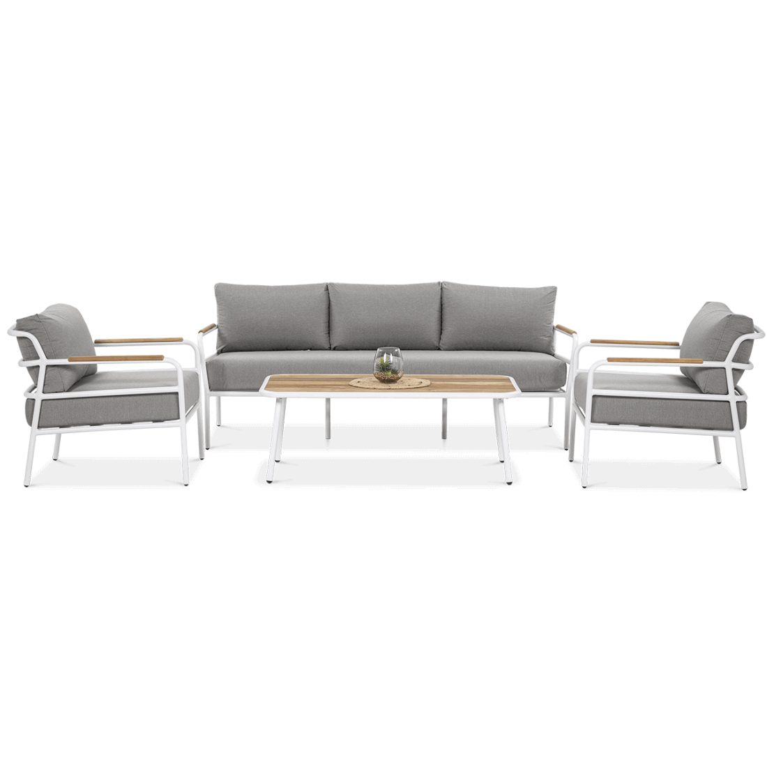 Zestaw mebli ogrodowych Orchid Caffe White Furrore