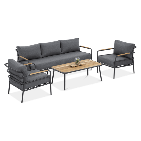 Zestaw mebli balkonowych Orchid Caffe Grey