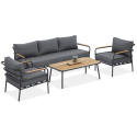 Zestaw mebli balkonowych Orchid Caffe Grey