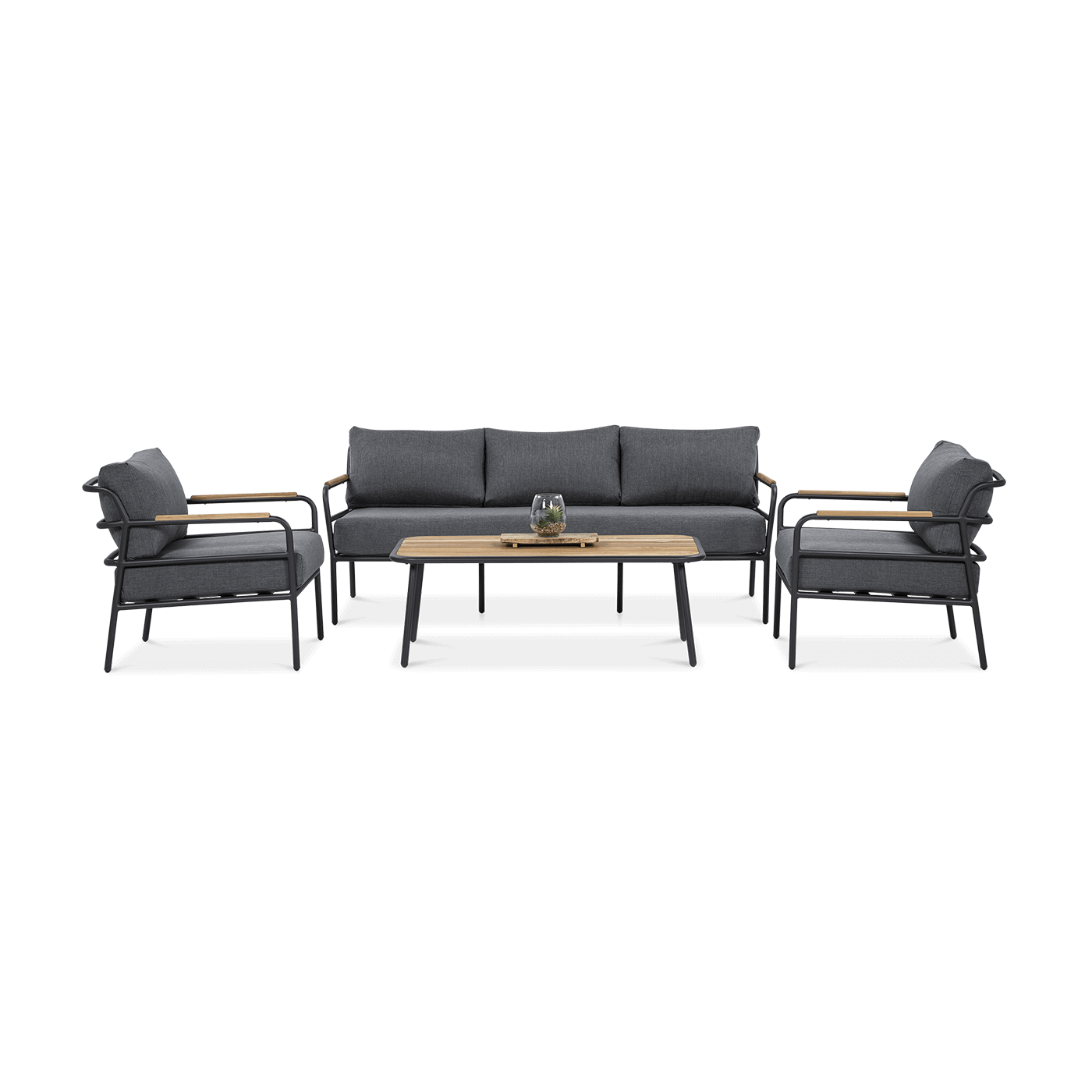 Zestaw mebli balkonowych Orchid Caffe Grey