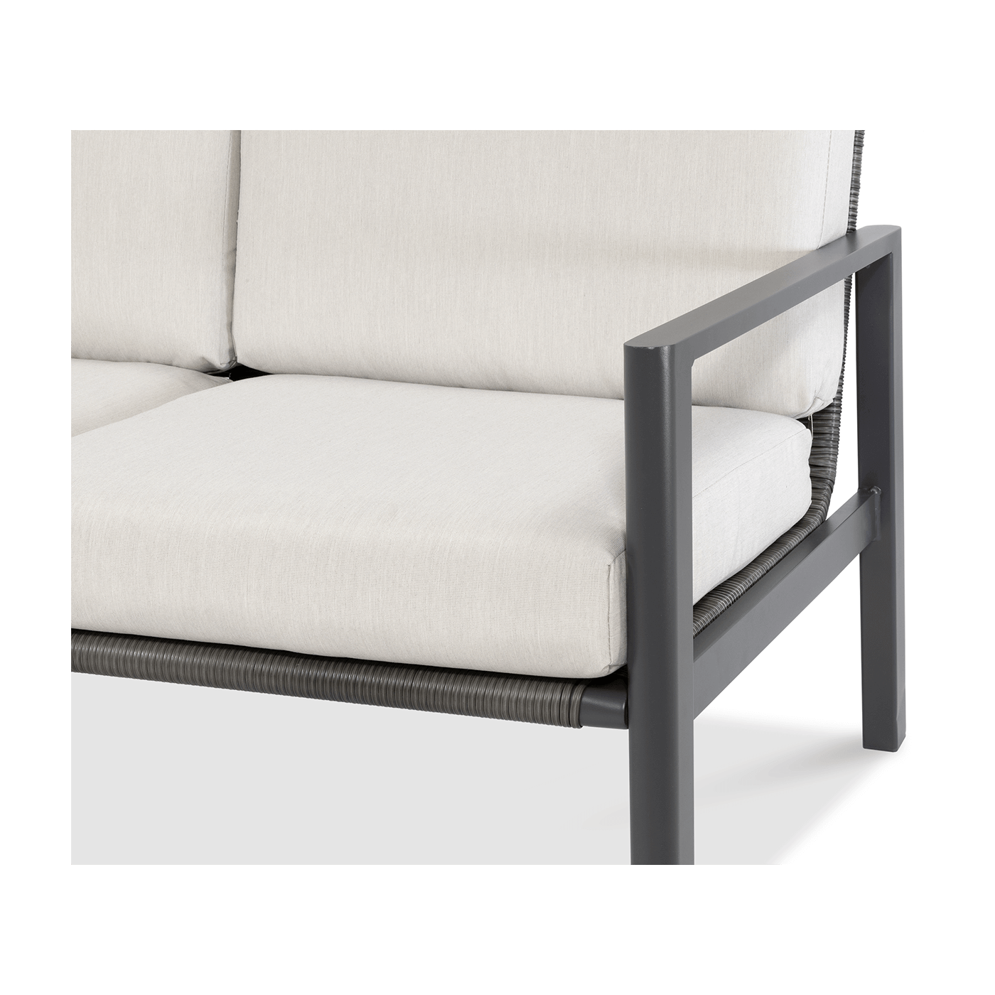 Zestaw mebli wypoczynkowych Lotus Caffe Dark Grey Furrore