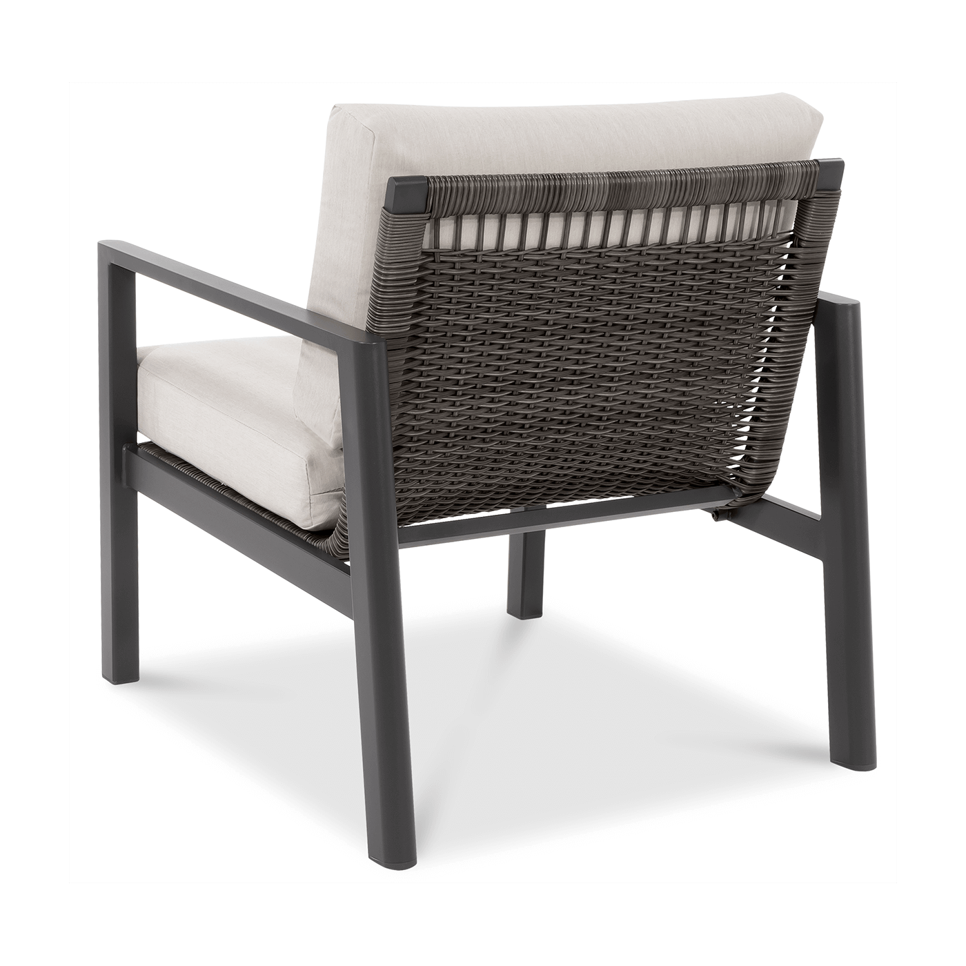 Zestaw mebli wypoczynkowych Lotus Caffe Dark Grey Furrore