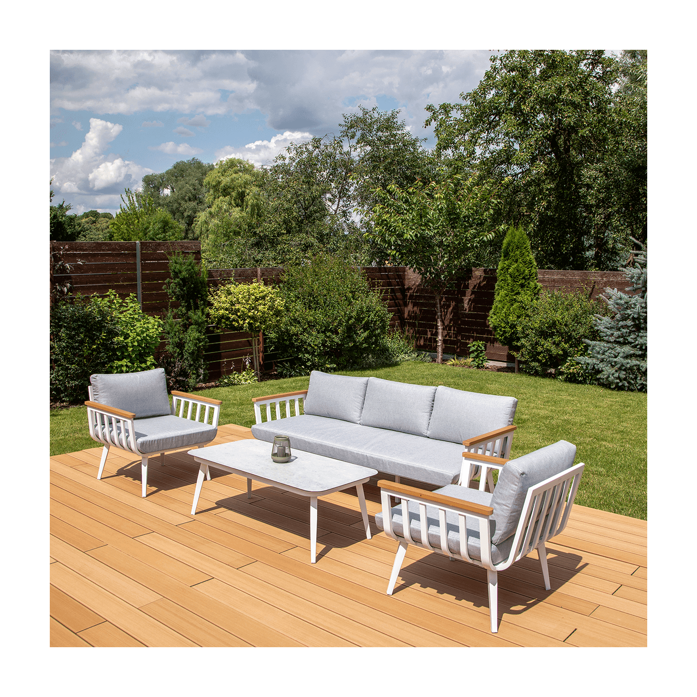 Meble na taras Stella Caffe White Furrore