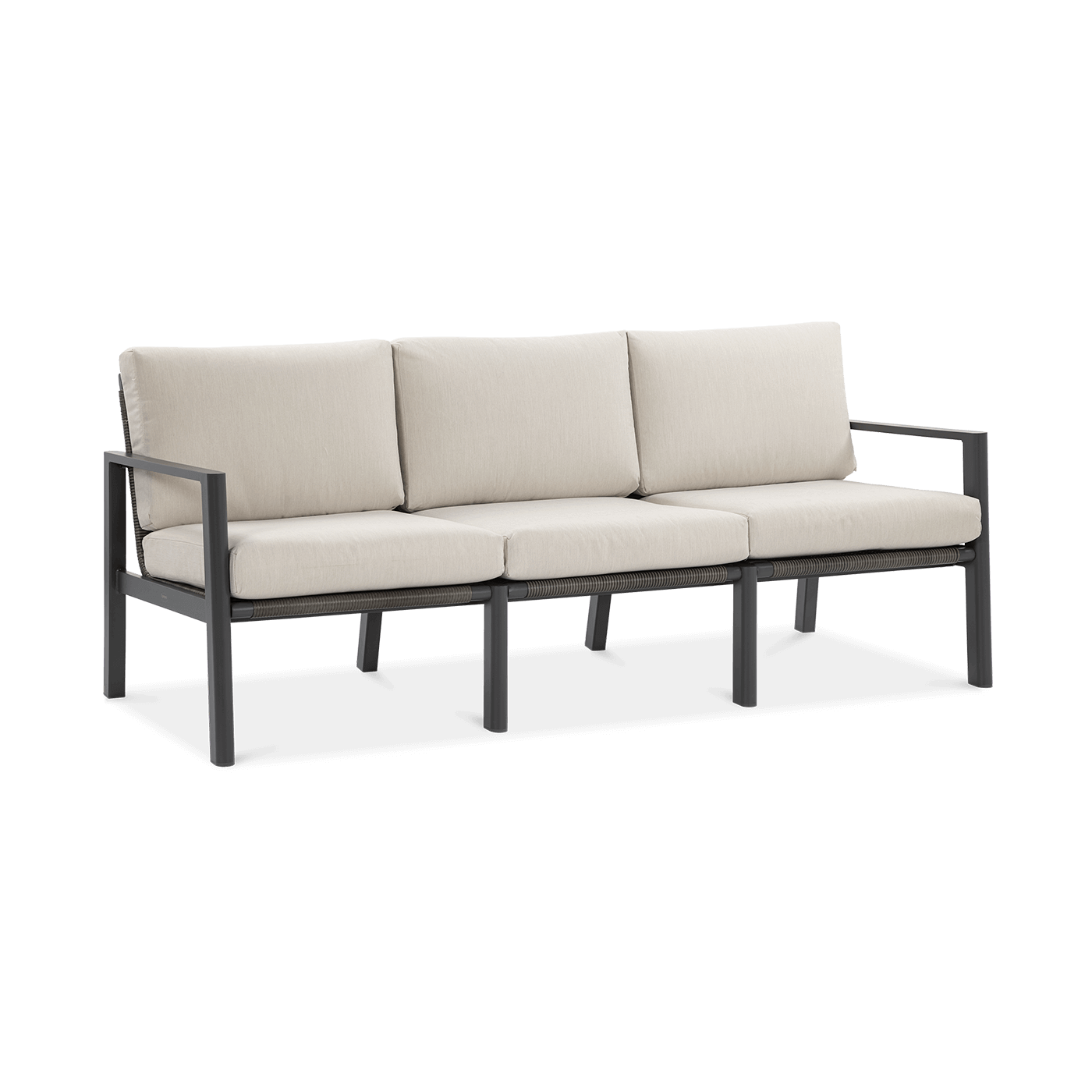 Zestaw wypoczynkowy Lotus Dining Dark Grey Firrore