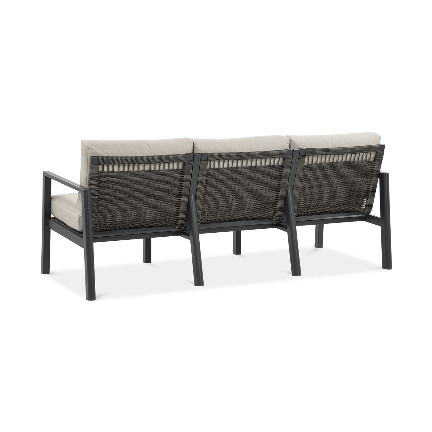 Zestaw wypoczynkowy Lotus Dining Dark Grey Firrore