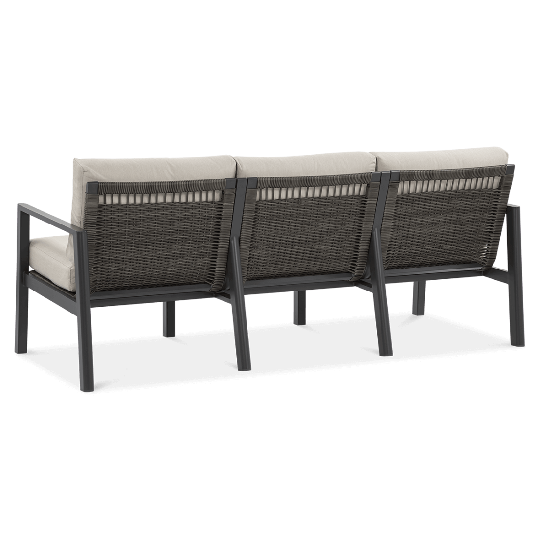 Zestaw wypoczynkowy Lotus Dining Dark Grey Firrore