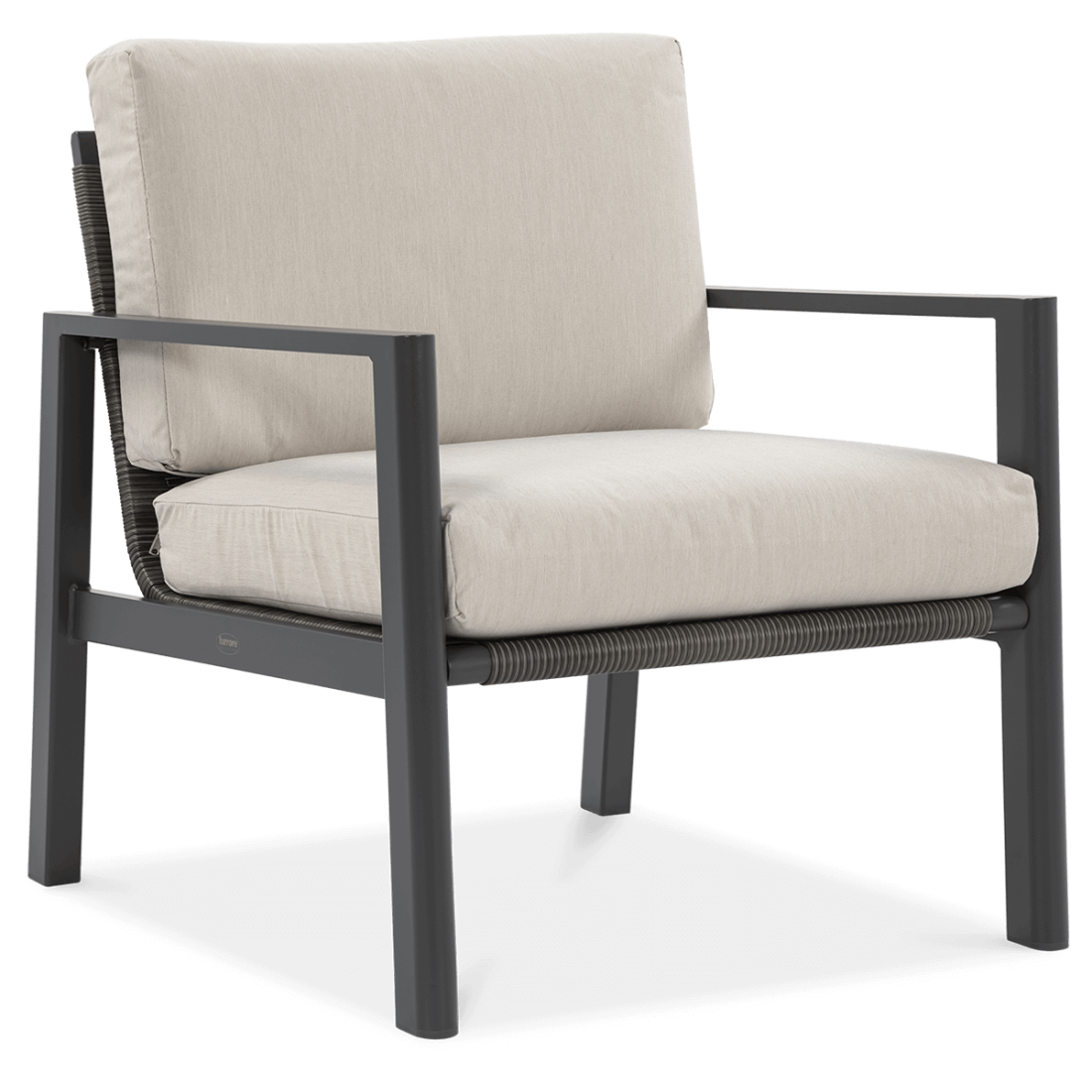 Zestaw wypoczynkowy Lotus Dining Dark Grey Firrore