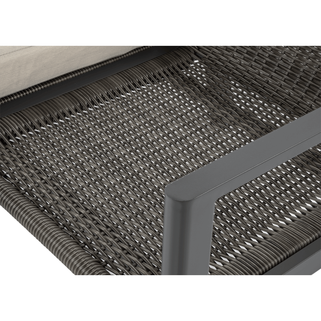 Zestaw wypoczynkowy Lotus Dining Dark Grey Firrore