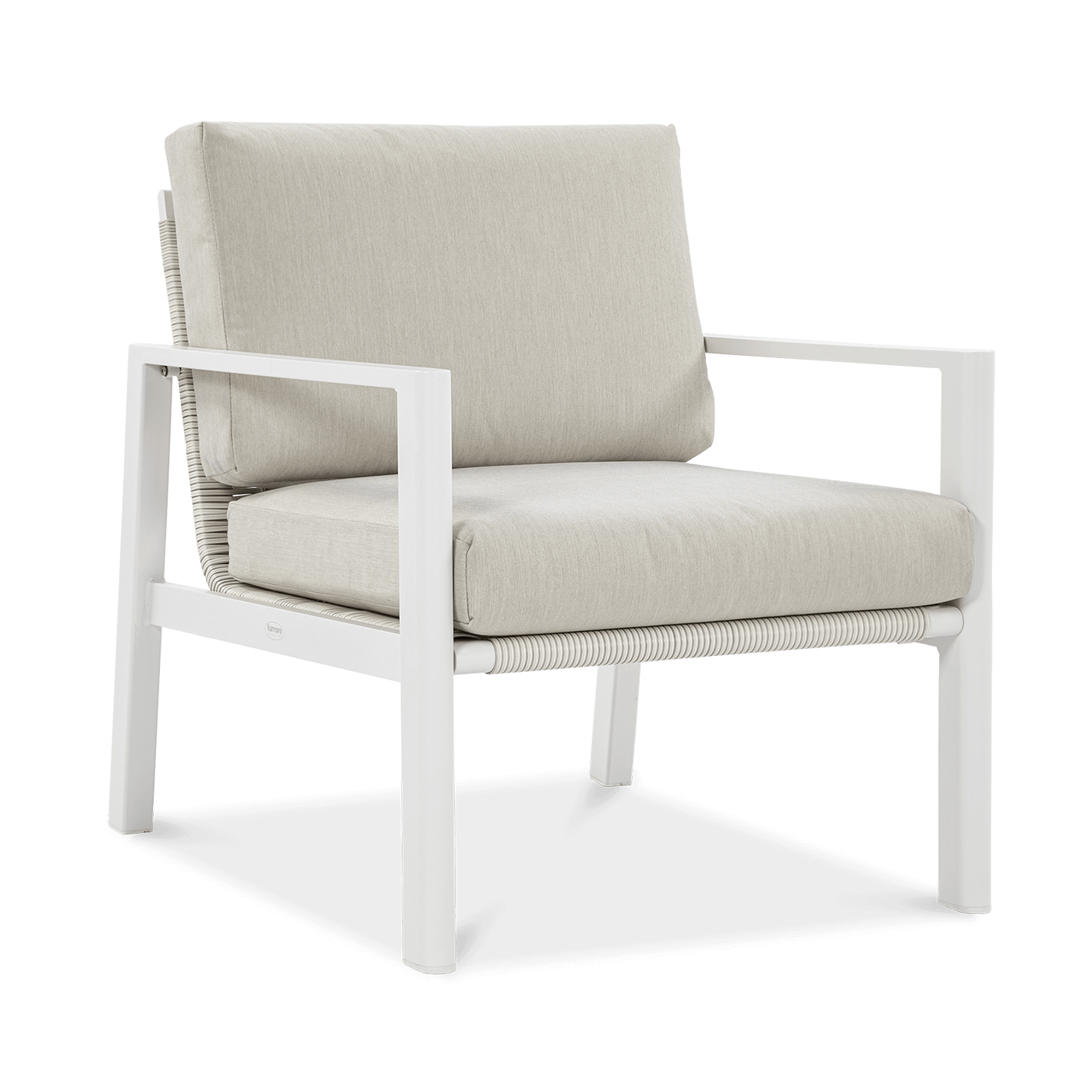 Meble wypoczynkowe do ogrodu - Lotus Dining White Furrore