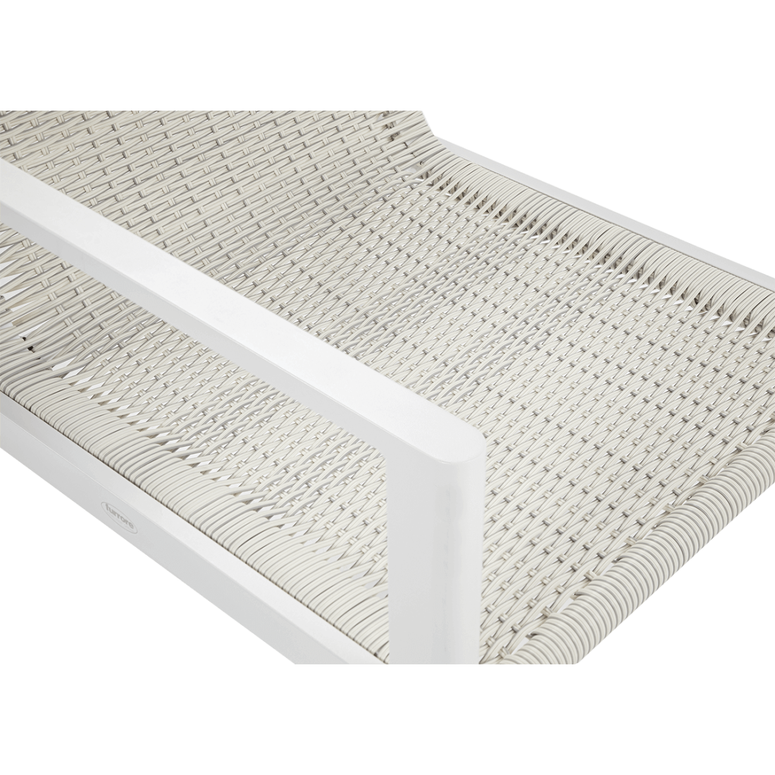 Meble wypoczynkowe do ogrodu - Lotus Dining White Furrore