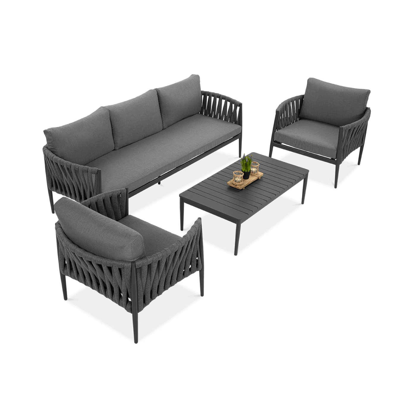 MONZA CAFFE ZESTAW GREY