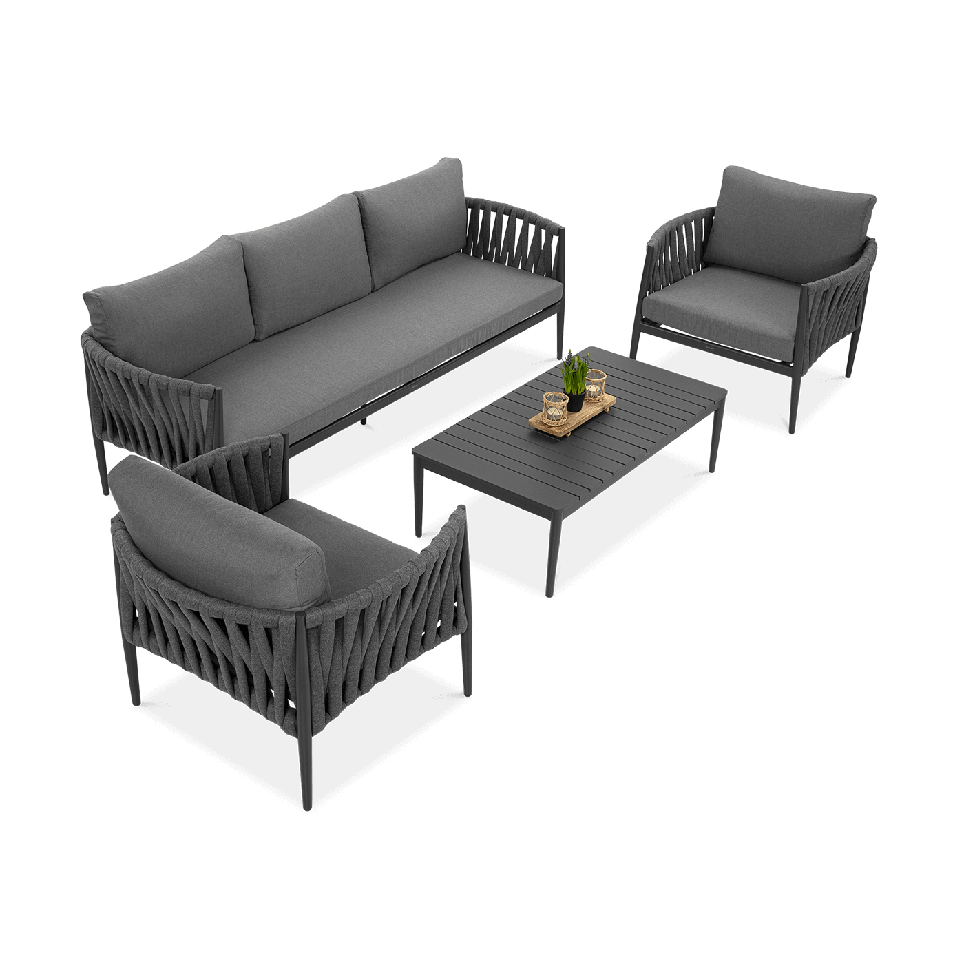MONZA CAFFE GREY SET