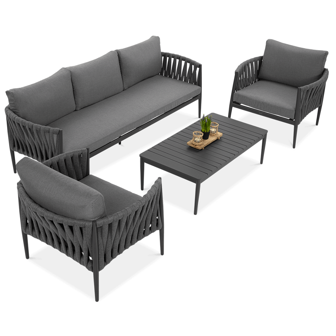 MONZA CAFFE ZESTAW GREY