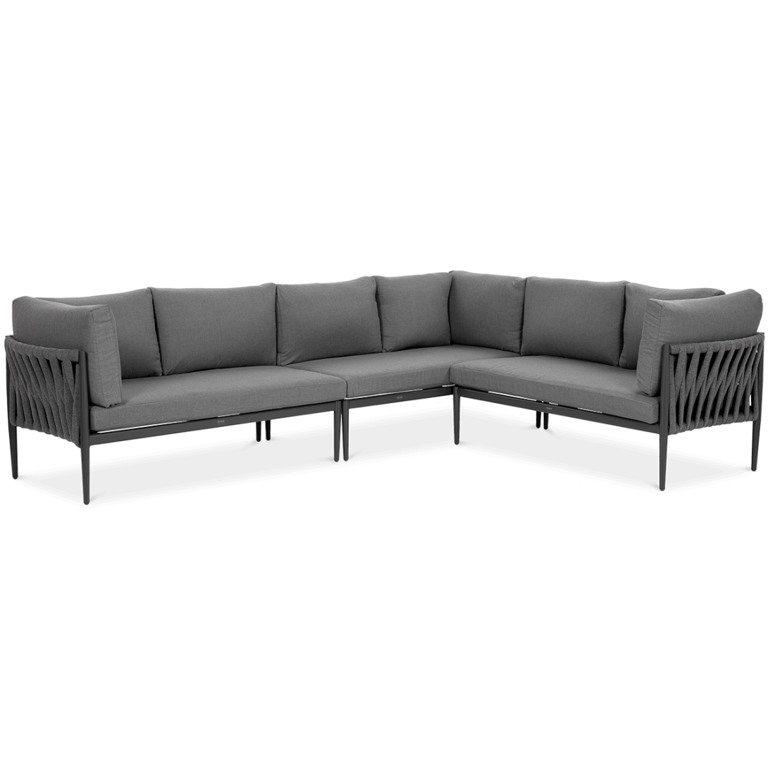 MONZA CAFFE+CORNER ARMCHAIR GREY