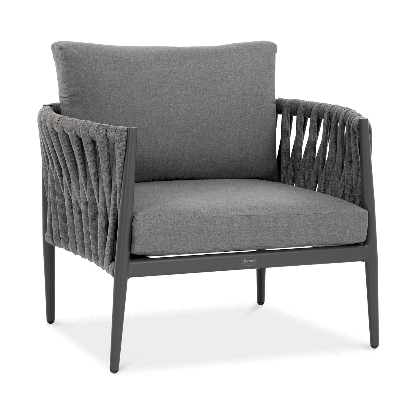 MONZA CAFFE+CORNER ARMCHAIR GREY