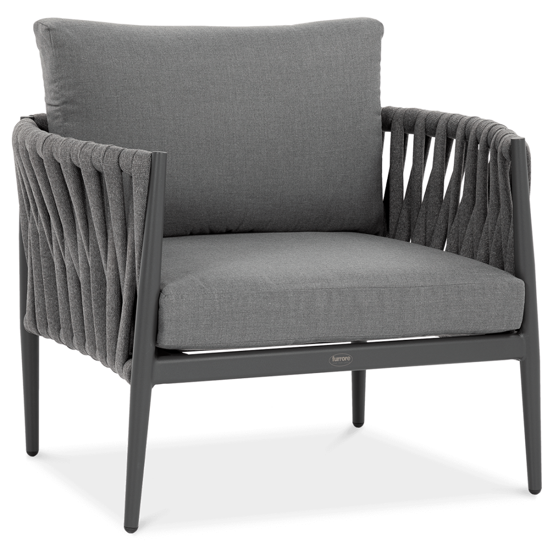 MONZA CAFFE+CORNER ARMCHAIR GREY