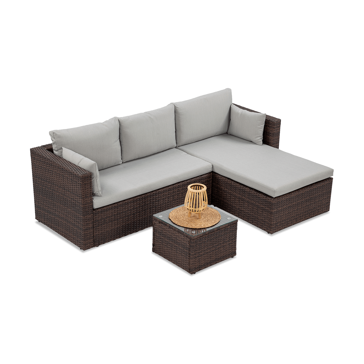 LIZBONA NAROŻNIK BROWN